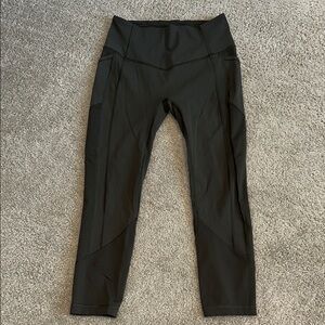 Lululemon Olive Green High-Waisted Leggings